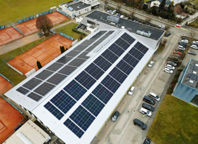 PV-Anlage auf einem Dach