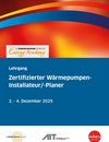 Titelseite des Folders Zertifizierter Wärmepumpen-Installateur /-Planer