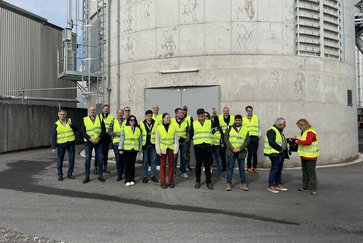 Gruppenfoto TeilnehmerInnen bei Exkursion