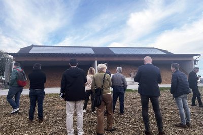 TeilnehmerInnen bei der Exkursion